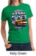 Ford Mustang Ladies Shirt Yellow White GT500 Tee T-Shirt