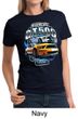 Ford Mustang Ladies Shirt Yellow White GT500 Tee T-Shirt