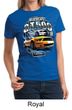 Ford Mustang Ladies Shirt Yellow White GT500 Tee T-Shirt