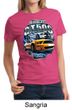 Ford Mustang Ladies Shirt Yellow White GT500 Tee T-Shirt