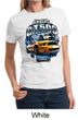 Ford Mustang Ladies Shirt Yellow White GT500 Tee T-Shirt