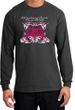 Ford Mustang Long Sleeve Shirt - Girls Run Wild Adult Charcoal T-Shirt