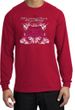 Ford Mustang Long Sleeve Shirt - Girls Run Wild Adult Red T-Shirt