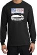 Ford Mustang Long Sleeve Shirt - USA 1964 Country Adult Black T-Shirt