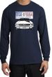 Ford Mustang Long Sleeve Shirt - USA 1964 Country Adult Navy T-Shirt