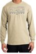 Ford Mustang Long Sleeve T-Shirt Legend Honeycomb Grille Natural Shirt