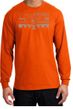 Ford Mustang Long Sleeve T-Shirt Legend Honeycomb Grille Orange Shirt