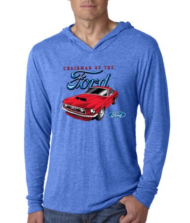 Ford Mustang Mens Shirt Chairman of the Ford Lightweight Hoody Tee