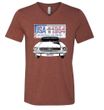 Ford Mustang Mens Shirt USA 1964 Country Tri Blend V-neck Tee T-Shirt
