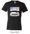 Ford Mustang Mens Shirt USA 1964 Country Tri Blend V-neck Tee T-Shirt