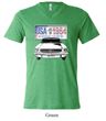Ford Mustang Mens Shirt USA 1964 Country Tri Blend V-neck Tee T-Shirt