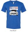 Ford Mustang Mens Shirt USA 1964 Country Tri Blend V-neck Tee T-Shirt