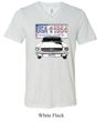 Ford Mustang Mens Shirt USA 1964 Country Tri Blend V-neck Tee T-Shirt