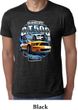 Ford Mustang Mens Shirt Yellow White GT500 Burnout Tee T-Shirt