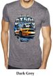 Ford Mustang Mens Shirt Yellow White GT500 Burnout Tee T-Shirt