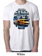 Ford Mustang Mens Shirt Yellow White GT500 Burnout Tee T-Shirt