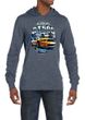 Ford Mustang Mens Shirt Yellow White GT500 Lightweight Hoody