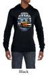 Ford Mustang Mens Shirt Yellow White GT500 Lightweight Hoody