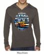 Ford Mustang Mens Shirt Yellow White GT500 Lightweight Hoody Tee