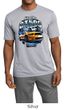Ford Mustang Mens Shirt Yellow White GT500 Moisture Wicking Tee