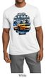 Ford Mustang Mens Shirt Yellow White GT500 Moisture Wicking Tee