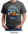 Ford Mustang Mens Shirt Yellow White GT500 Organic Tee T-Shirt