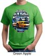 Ford Mustang Mens Shirt Yellow White GT500 Organic Tee T-Shirt