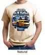 Ford Mustang Mens Shirt Yellow White GT500 Organic Tee T-Shirt