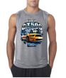 Ford Mustang Mens Shirt Yellow White GT500 Sleeveless Tee T-Shirt