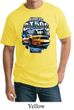 Ford Mustang Mens Shirt Yellow White GT500 Tall Tee T-Shirt