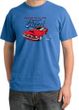 Ford Mustang Pigment Dyed T-Shirt - Chairman Of The Ford Medium Blue