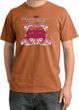 Ford Mustang Pigment Dyed T-Shirt Girls Run Wild Burnt Orange Shirt