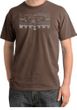 Ford Mustang Pigment Dyed T-Shirt Legend Honeycomb Grille Chesnut Tee