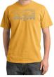Ford Mustang Pigment Dyed T-Shirt Legend Honeycomb Grille Mustard Tee