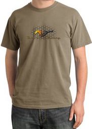Ford Mustang Pigment Dyed T-Shirt - Make It My Grill Sandstone Tee Ford Mustang Pigment Dyed T-Shirt - Make It My Grill Sandstone Tee