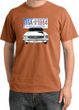 Ford Mustang Pigment Dyed T-Shirt USA 1964 Country Burnt Orange Shirt