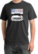 Ford Mustang Pigment Dyed T-Shirt USA 1964 Country Dark Smoke Shirt