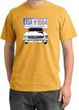 Ford Mustang Pigment Dyed T-Shirt USA 1964 Country Mustard Tee Shirt