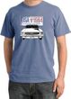 Ford Mustang Pigment Dyed T-Shirt - USA 1964 Country Night Blue Shirt