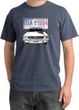 Ford Mustang Pigment Dyed T-Shirt USA 1964 Country Scotland Blue Shirt