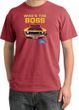 Ford Mustang Pigment Dyed T-Shirt - Who's The Boss 302 Dashing Red Tee
