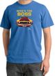 Ford Mustang Pigment Dyed T-Shirt - Who's The Boss 302 Medium Blue Tee
