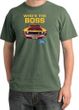 Ford Mustang Pigment Dyed T-Shirt - Who's The Boss 302 Olive Green Tee