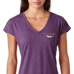 Ford Mustang Pocket Print Ladies Shirts