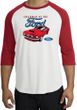 Ford Mustang Raglan Shirt - Chairman Of The Ford Adult White/Red
