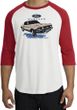 Ford Mustang Raglan Shirt - Horsepower Adult White/Red T-Shirt