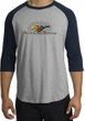 Ford Mustang Raglan Shirt - Make It My Grill Heather Grey/Navy Tee
