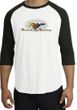 Ford Mustang Raglan Shirt - Make It My Mustang Grill White/Black Tee