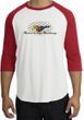 Ford Mustang Raglan Shirt - Make It My Mustang Grill White/Red Tee