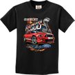 Ford Mustang Red Shelby GT500 T-shirt - Black